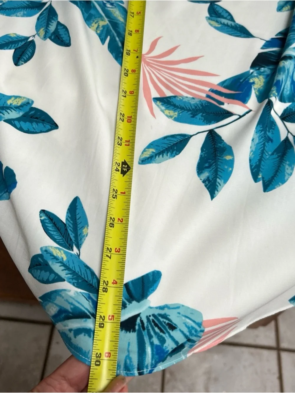 Buddy Love Mini Dress Womens S  Bell Sleeve Off Shoulder turquoise Printed Boho - Picture 5 of 9